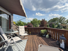 Balkon vor dem Wohnbereich (OG) VERKAUFT: Tolles Haus mit traumhaftem Au�enbereich
