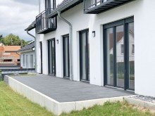 Terrassenbereich Moderne Doppelhaush�lfte in toller Lage von Holzhausen