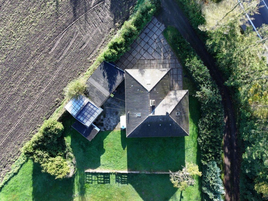 Vogelperspektive Bungalow Petershagen