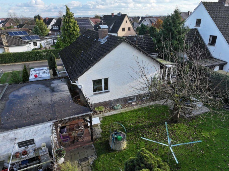 Gartenansicht Einfamilienhaus Petershagen