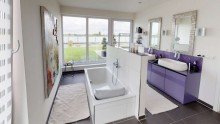 Badezimmer Moderne Penthousewohnung mit tollem Weitblick und vielen Highlights in Minden - S�d