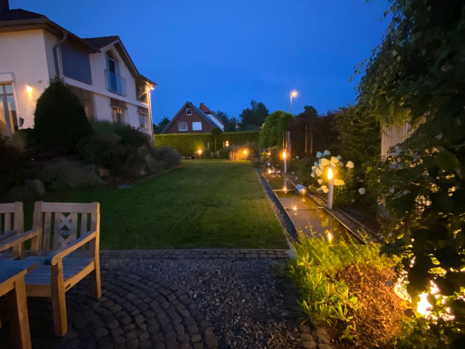 Illuminierter Au�enbereich Einfamilienhaus Minden