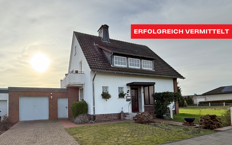 Erfolgreich vermittelt Minden Einfamilienhaus Bereits verkauft - Einfamilienhaus im Siedlungsstil, in familienfreundlicher Lage