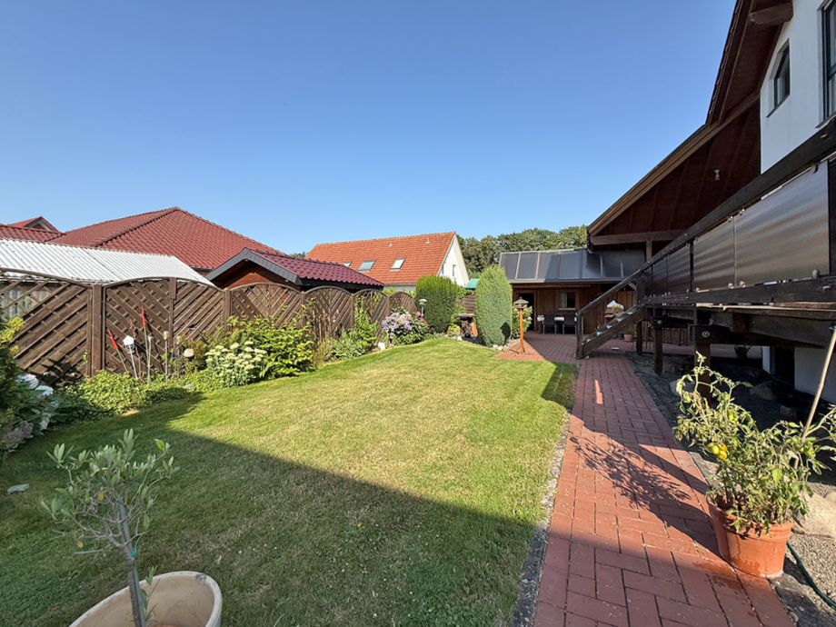 Gartenansicht Einfamilienhaus Minden