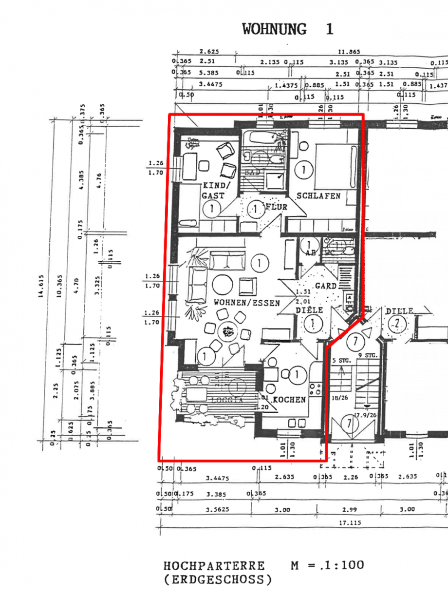 Grundriss Wohnung Minden