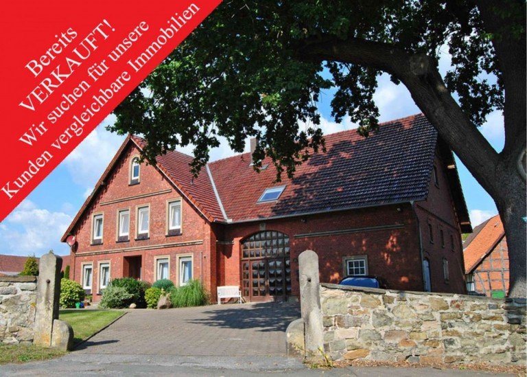 WeserBergland Immobilien Porta Westfalica / Vennebeck Bauernhaus VERKAUFT - Ehemaliges Bauernhaus mit guter Substanz und viel Platz!