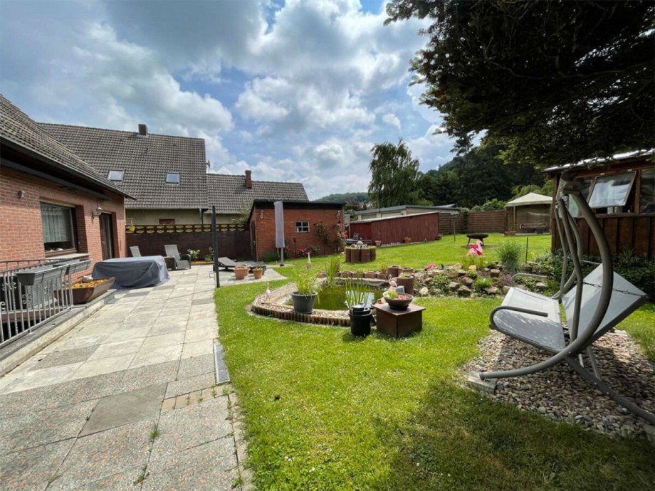 Gro�e S�dterrasse Einfamilienhaus Porta Westfalica / Lerbeck