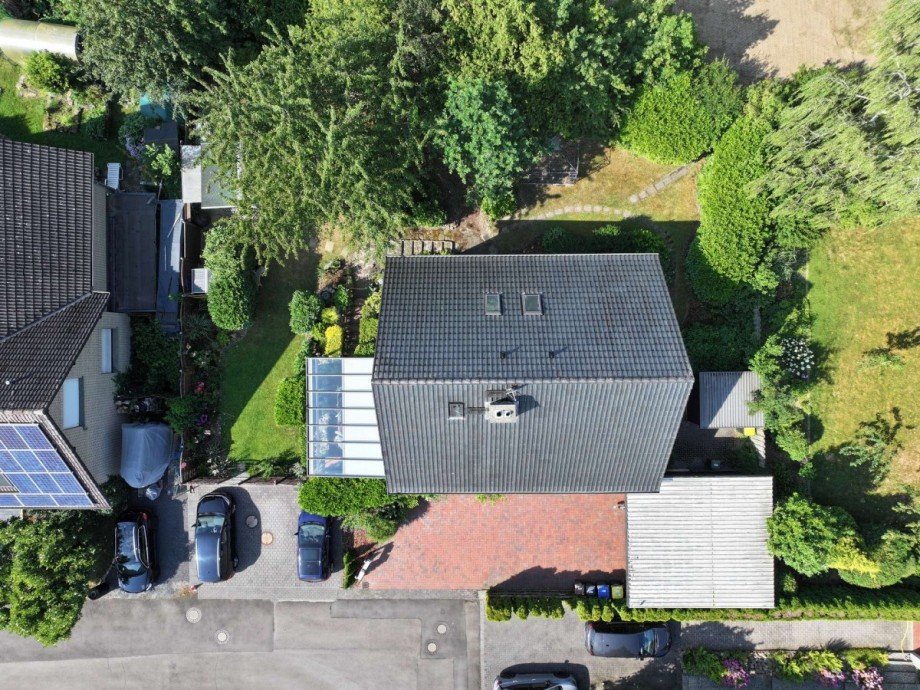 Ansicht von oben Haus Porta Westfalica