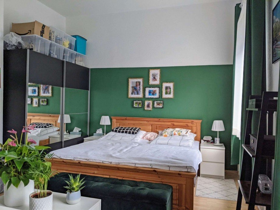 Schlafzimmer EG-Wohnung Mehrfamilienhaus Porta Westfalica
