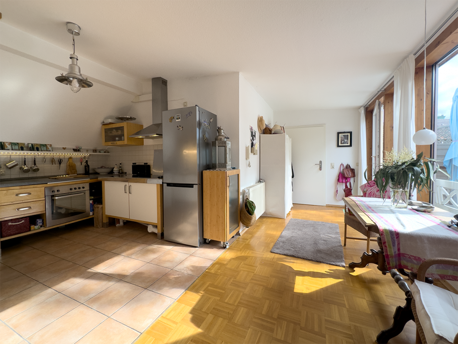 Eingangsbereich mit offener K�che Dachgeschosswohnung Minden