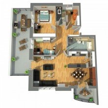Grundriss Bereits vermittelt - Penthouse am Glacis