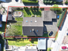 Vogelperspektive Grundst�cksverlauf Bereits verkauft - Solides Zweifamilienhaus in ruhiger Wohnlage