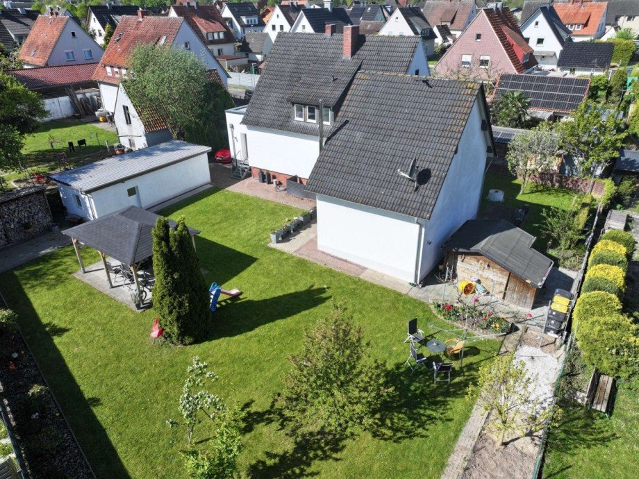 Luftbildansicht 2 Einfamilienhaus Minden