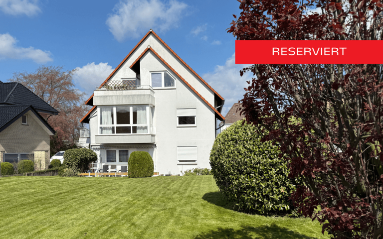 Reserviert Minden Etagenwohnung Gepflegte Eigentumswohnung mit Balkon in Minden - B�lhorst