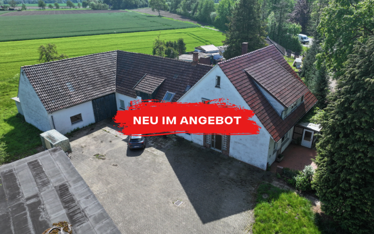 WB-685 Petershagen - 1 Minden-L�bbecke - Petershagen - Maaslingen Zweifamilienhaus Gro�z�giges Hof-Ensemble mit viel Raum f�r Wohnen, Arbeiten & neue Ideen