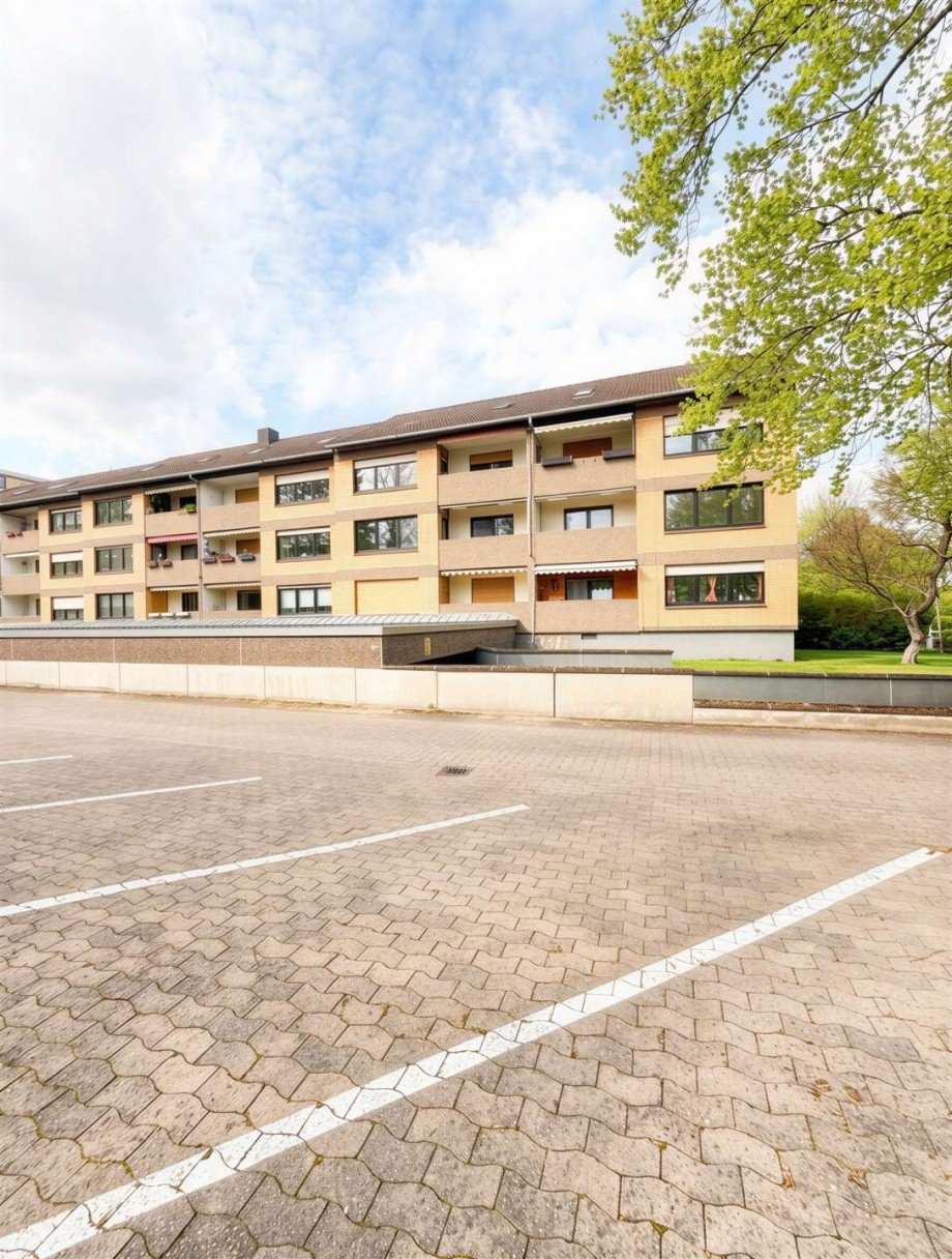 S�d-Ansicht Etagenwohnung B�ckeburg