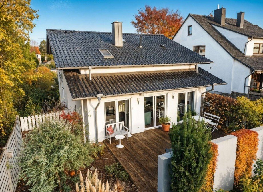 S�d-Ansicht Einfamilienhaus Minden