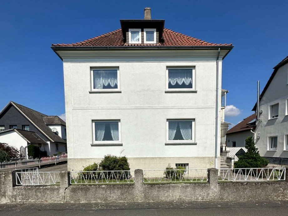 S�d-Ansicht Zweifamilienhaus Minden