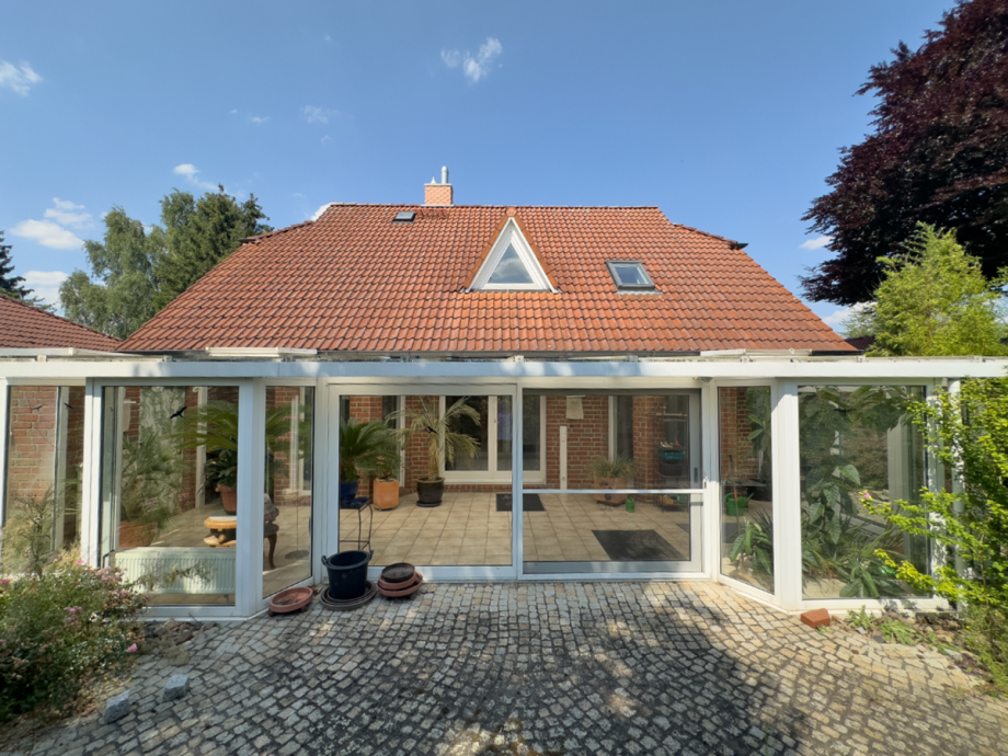 S�d-Ansicht Einfamilienhaus Minden