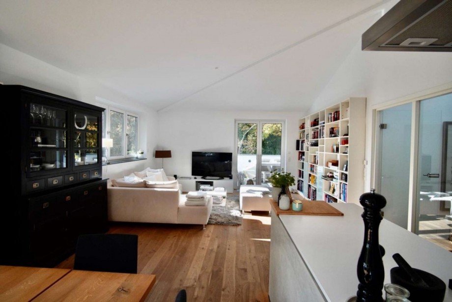 Wohn- und K�chenbereich Penthousewohnung Minden