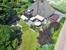 S�d-Ost-Luftbild-Ansicht VERKAUFT: Tolles Haus mit traumhaftem Au�enbereich