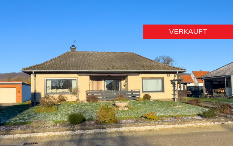 Immobilienverkauf in Bad Oeynausen, Einfamilienhaus - Bungalow, Immobilienmakler Bad Oeynhausen Bungalow Verkauft - Gem�tlicher Bungalow mit attraktivem Grundriss