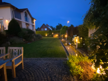 Illuminierter Au�enbereich Verkauft - Beeindruckendes Architektenhaus in Minden - Nord