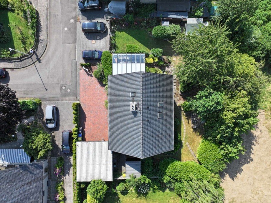 Ansicht von oben Haus Porta Westfalica