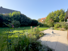 Terrasse + Garten Au�ergew�hnliches Einfamilienhaus mit viel Charme in Minden