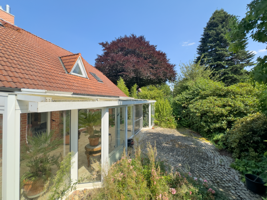 S�d-West-Ansicht Einfamilienhaus Minden