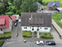 Luftbild Front Verkauft: Doppelhaush�lfte, mit Bauplatz, in Minden