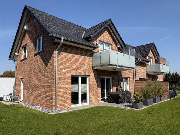Au�enansicht Minden Erdgeschosswohnung Moderne Erdgeschosswohnung mit Terrasse