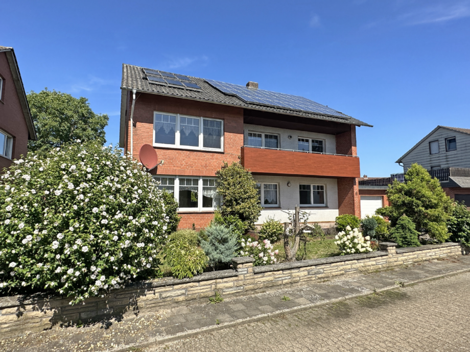 S�d-Ansicht Zweifamilienhaus Rahden