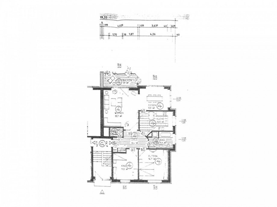 Grundriss Etagenwohnung Minden