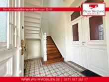 WeserBergland Immobilien Charmantes Ein- bis Zweifamilienhaus in zentraler Lage von Porta Westfalica - Barkhausen