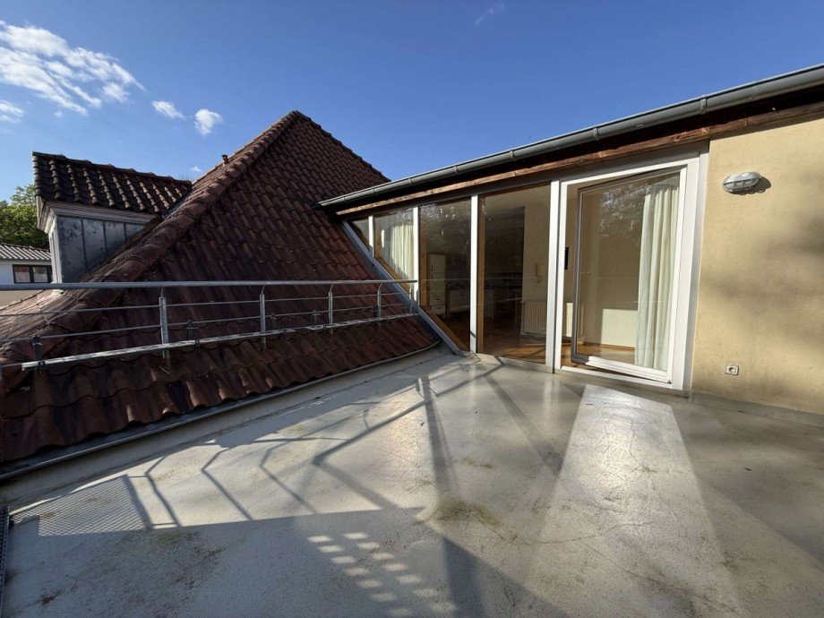 Sonnige Dachterrasse Dachgeschosswohnung Minden