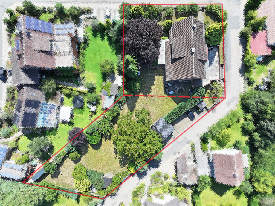 Vogelperspektive Haus Hee�en