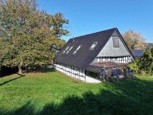 Gartenansicht Bereits verkauft - Gro�z�gig Wohnen im renovierten Fachwerkhaus, nah der Weser