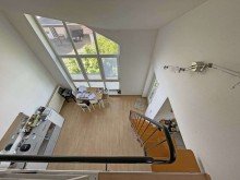 Blick von der Galerie Schicke Maisonette-Wohnung in Minden-West