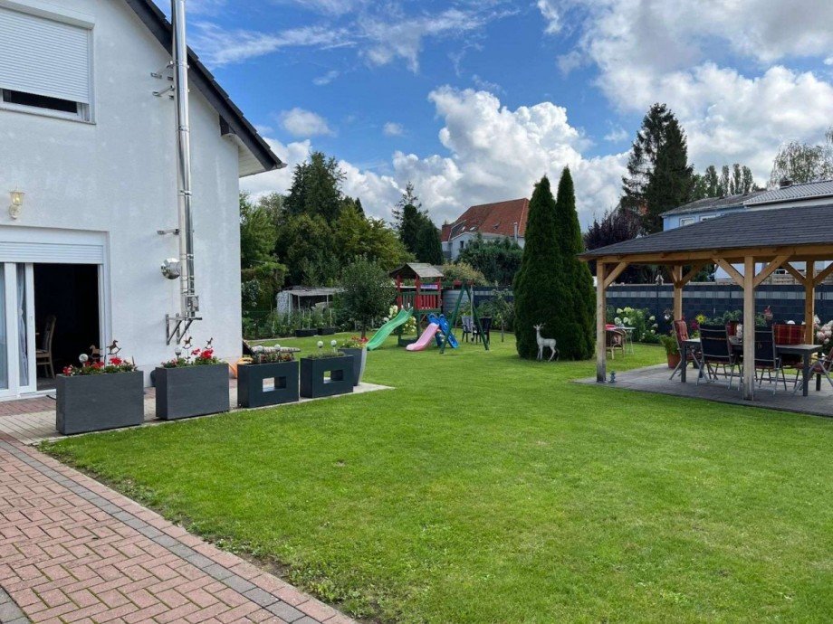 Hinterer Gartenbereich Einfamilienhaus Minden