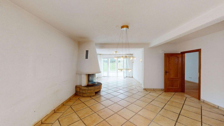 Wohnzimmer im EG Zweifamilienhaus Porta Westfalica