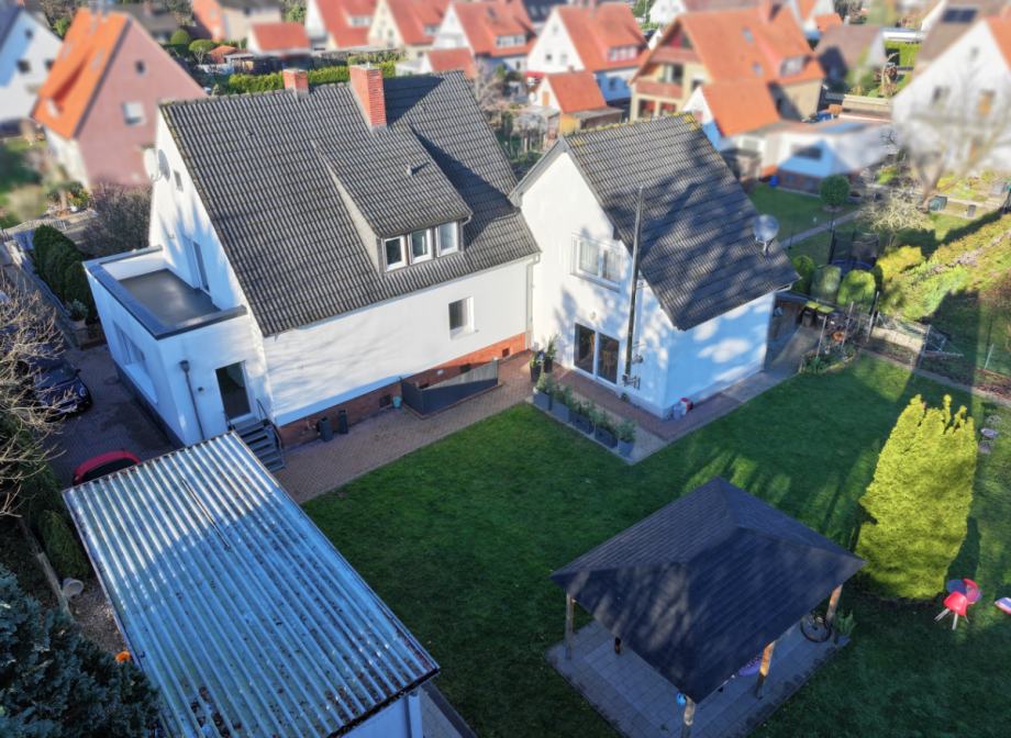 Luftbild-Ansicht 1 Einfamilienhaus Minden