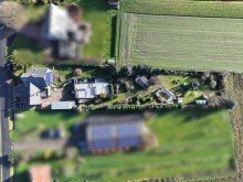 Vogelperspektive Bereits verkauft: Ein- bis Zweifamilienhaus in Hille
