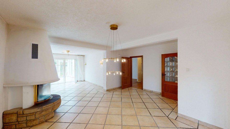 Wohnzimmer im EG Zweifamilienhaus Porta Westfalica