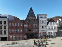 Au�enansicht HAUS SCHMIEDING - HISTORIE AM MINDENER MARKTPLATZ!