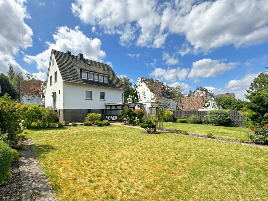 Gartenansicht Haus Porta Westfalica