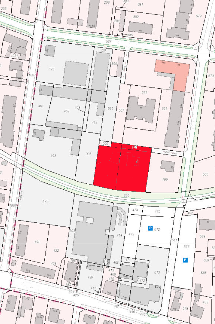 Lageplan 1 Grundst�ck Minden