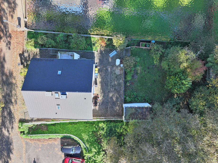 Vogelperspektive Mehrfamilienhaus Minden